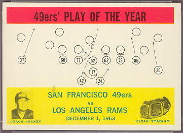 168 San Francisco 49ers Play Card